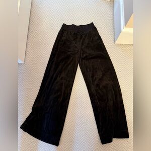 Me+Em Chocolate color Wide Leg Velour Lounge Pants- part of track suit - US 6
